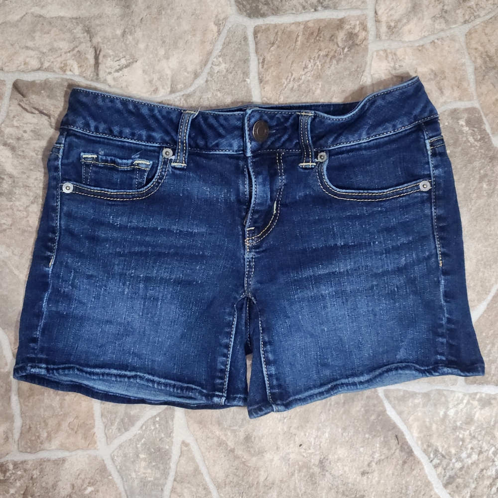 American Eagle Outfitters Dark Blue Jean Shorts
